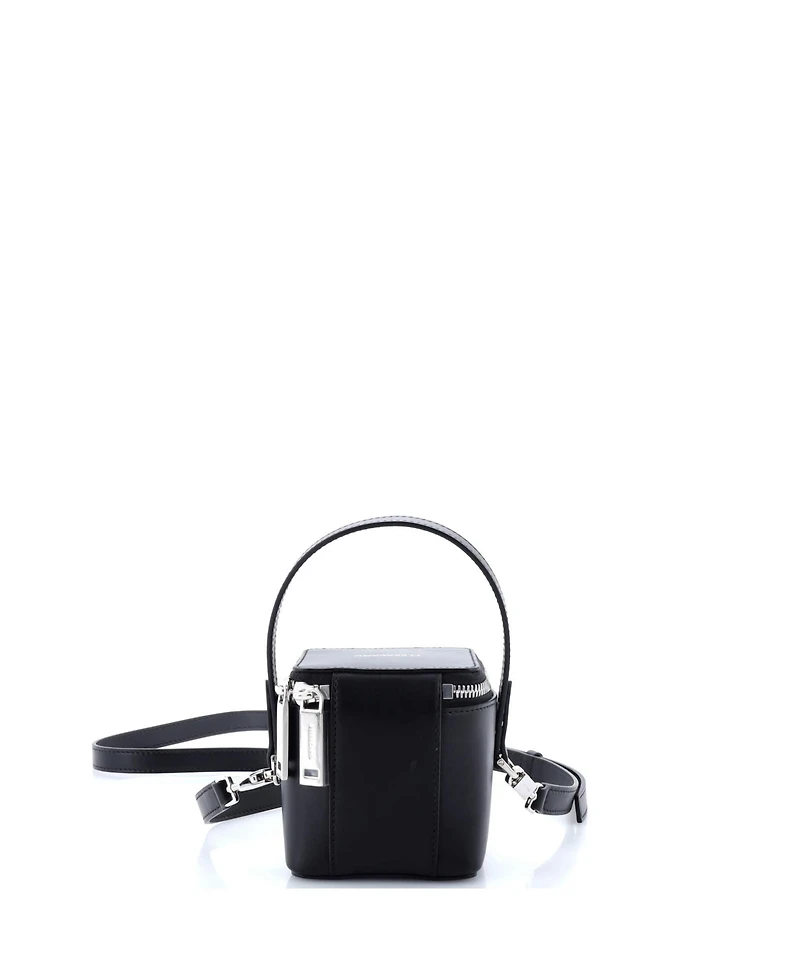 Pre-Owned Salvatore Ferragamo Micro Gancicni Top Handle Vanity Case Leather