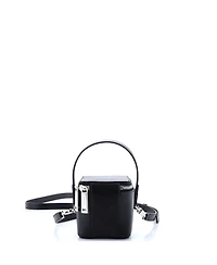 Pre-Owned Salvatore Ferragamo Micro Gancicni Top Handle Vanity Case Leather