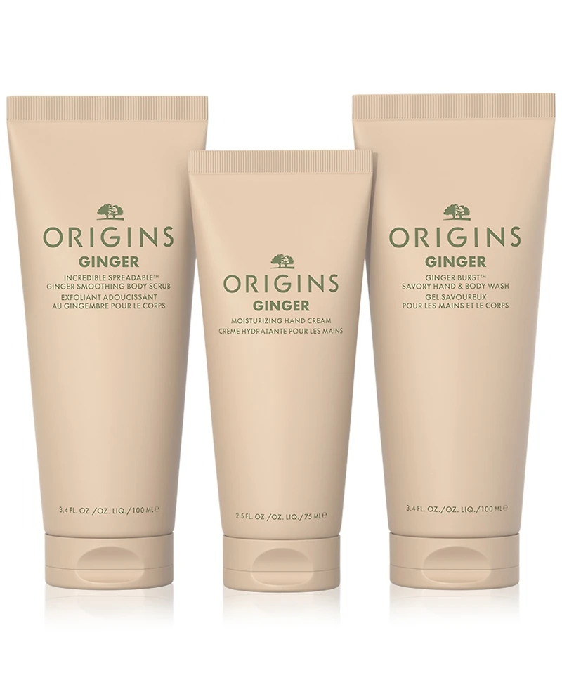 Origins 3-Pc. Ginger Bath & Body Nourishing Set