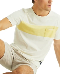 Nautica Men's Short Sleeve Chest Stripe Crewneck T-Shirt