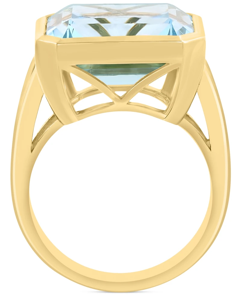 Effy Citrine Statement Ring (11 ct. t.w.) 14k Gold over Silver (Available Blue Topaz)