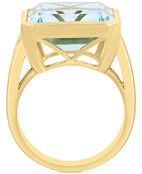 Effy Citrine Statement Ring (11 ct. t.w.) 14k Gold over Silver (Available Blue Topaz)