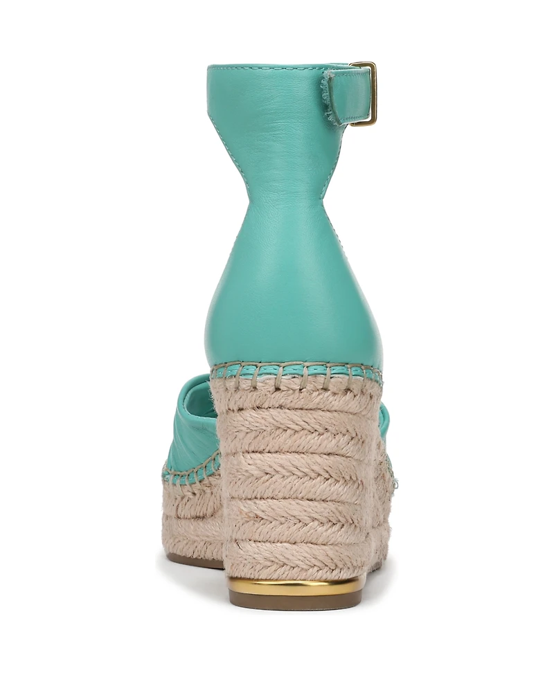 Franco Sarto Women's Clementine Open Toe Espadrille Wedge Sandals