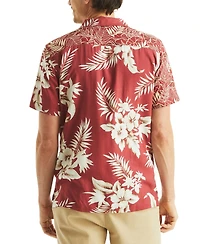 Nautica Men's Printed Tropical Button-Up Camp Shirt