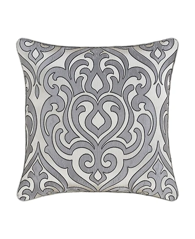 J Queen New York Bolero Pewter Decorative Pillow, 20" x 20"