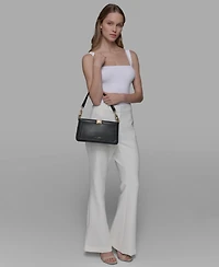 Karl Lagerfeld Paris Ivette Leather Shoulder