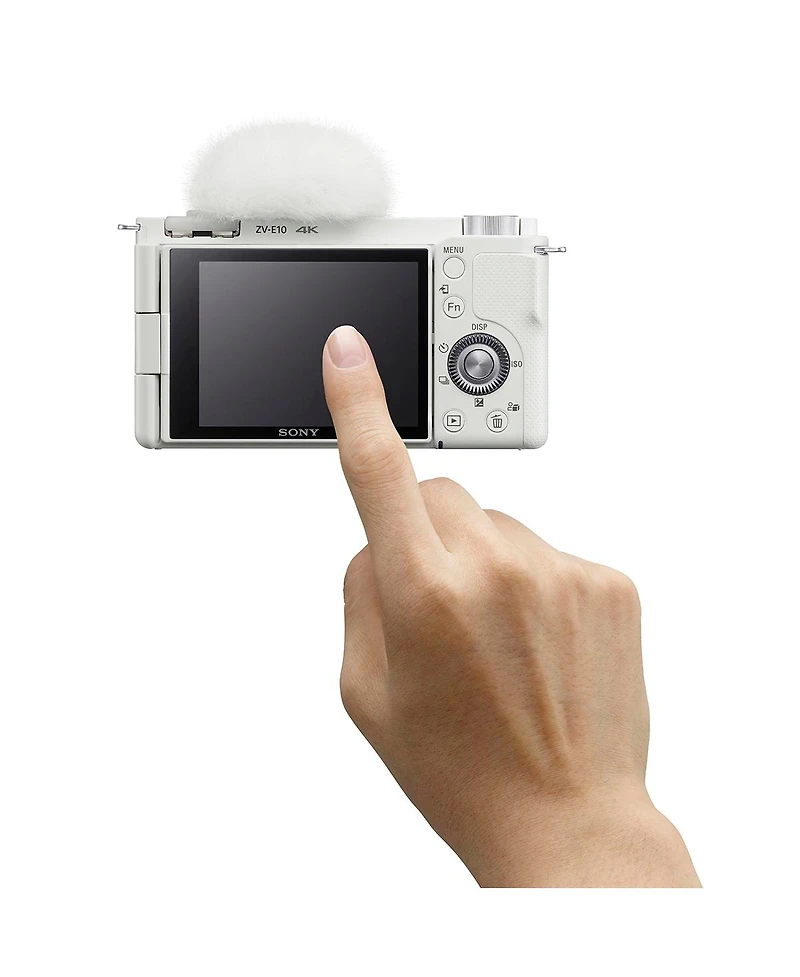 Sony Zv-E10 Mirrorless Camera, White