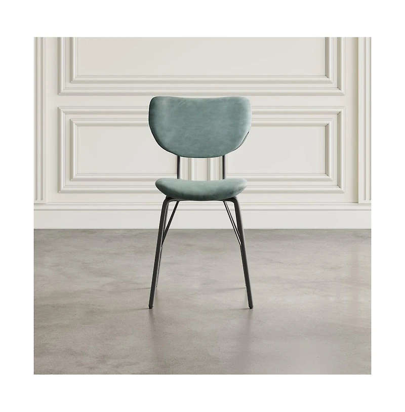Jofran Modern Split-Back Upholstered Dining Chair (Set of 2)