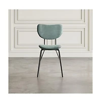 Jofran Modern Split-Back Upholstered Dining Chair (Set of 2)