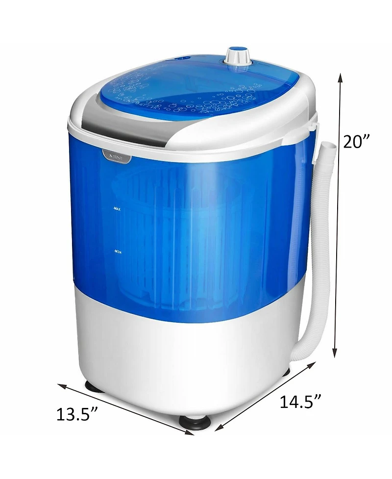 5.5 lbs Portable Semi Auto Washing Machine for Small Space
