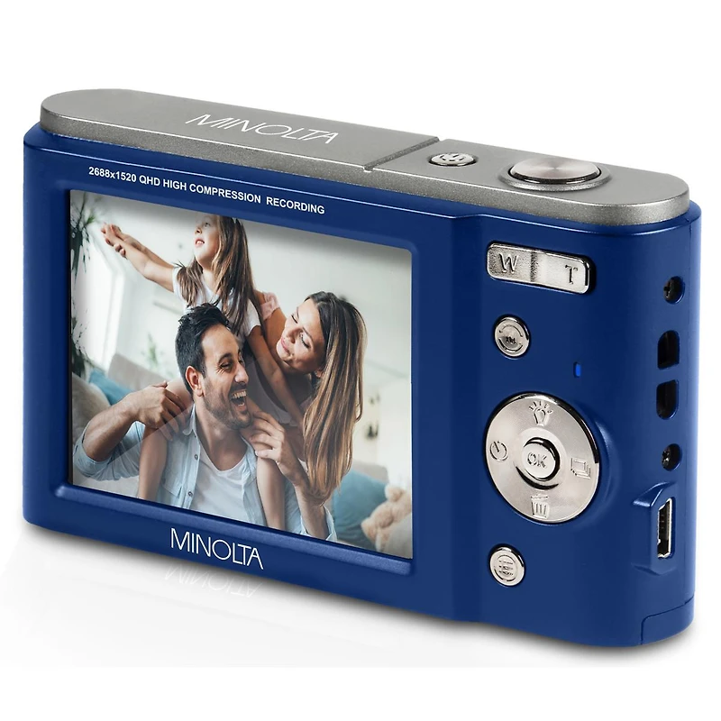 Minolta Minolta MND20 44 Mp 2.7K Ultra Hd Digital Camera (Blue)