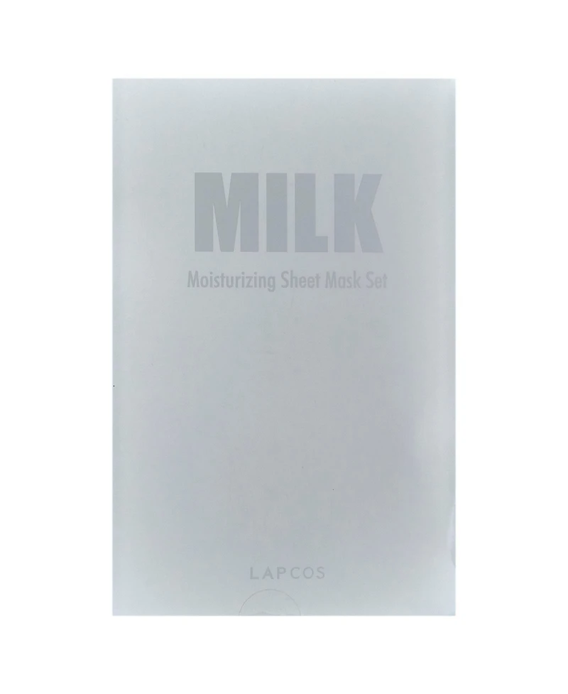 Lapcos Milk Sheet Beauty Mask Set Moisturizing 5 Sheet Masks