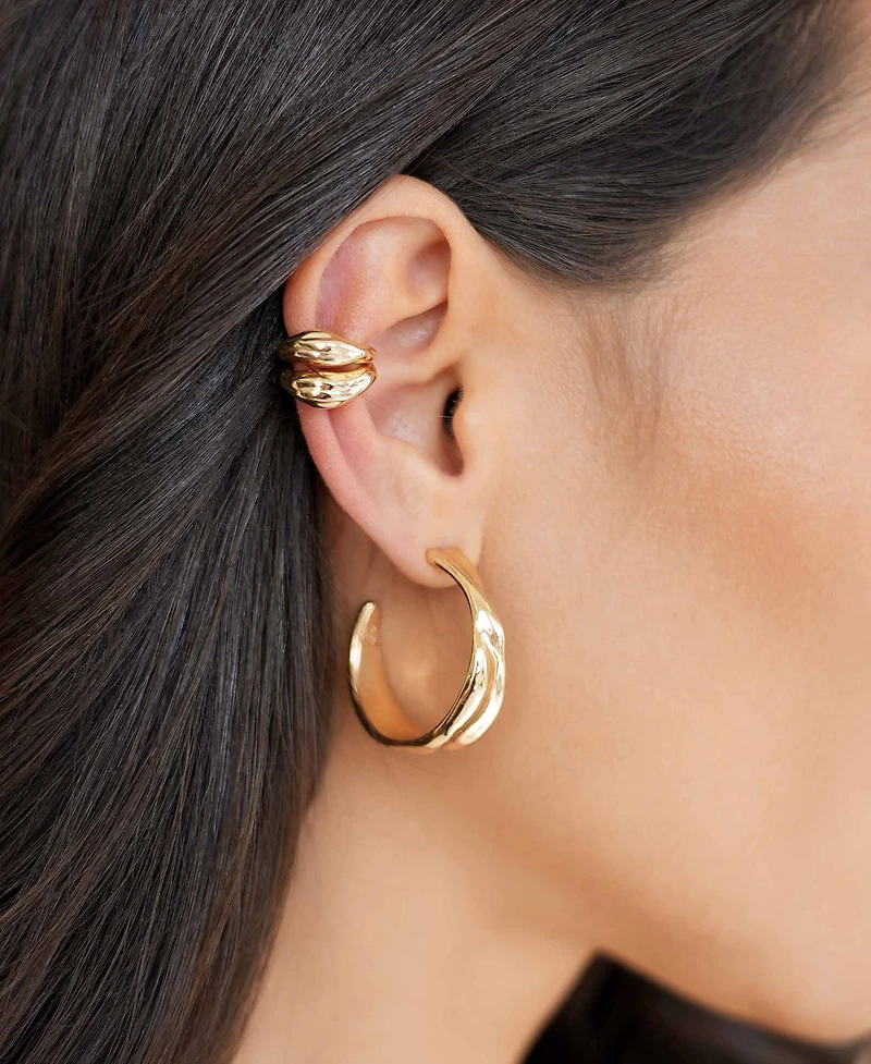 Ettika Liquid Lux Hoop Earrings