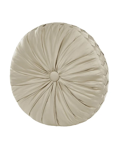 J Queen New York Brilliance Tufted Decorative Pillow, 15" Round