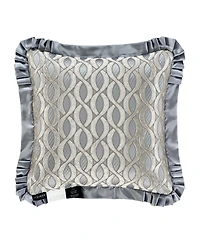 J Queen New York Barocco Embellished Decorative Pillow, 20" x 20"