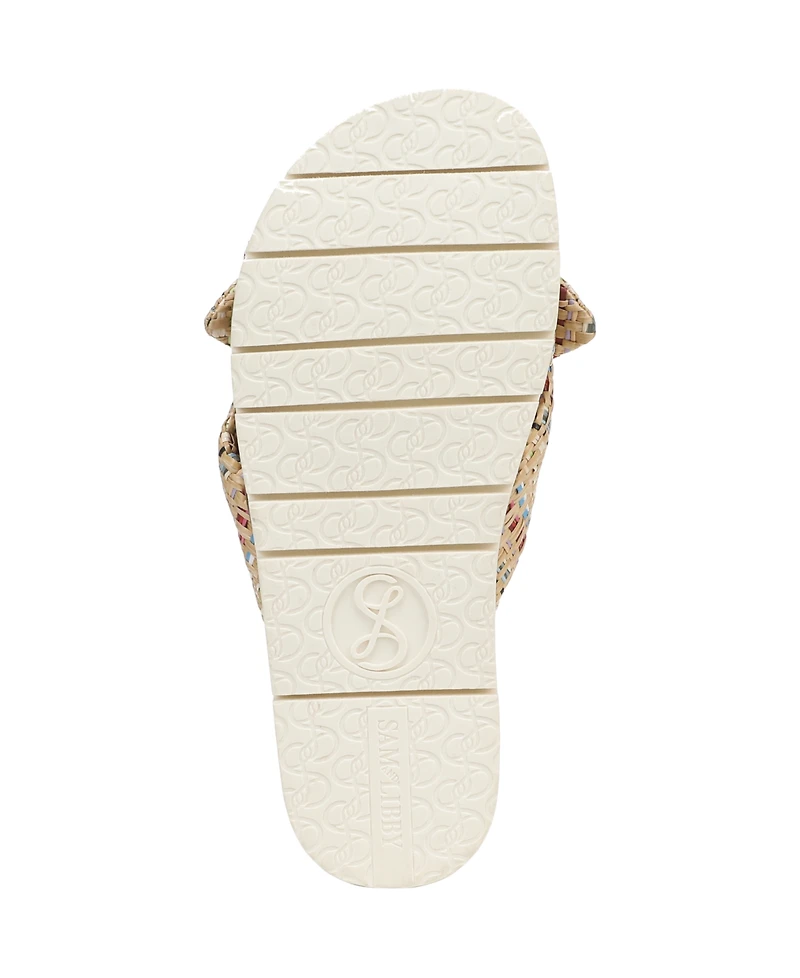 Sam and Libby Women's Astrid Bow Platform Footbed Sandals