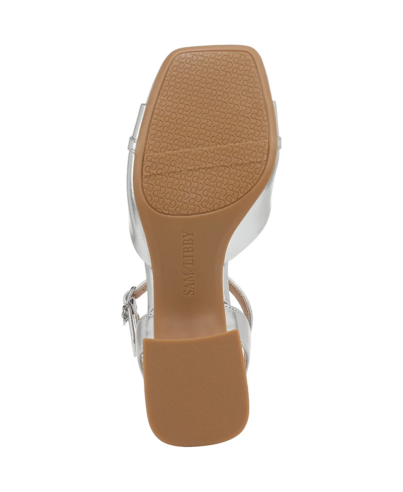 Sam and Libby Women's Lilah Block Heel Dress Sandals