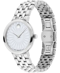 Movado Women's Museum Classic Swiss Quartz Stainless-Steel Watch, 29.5mm