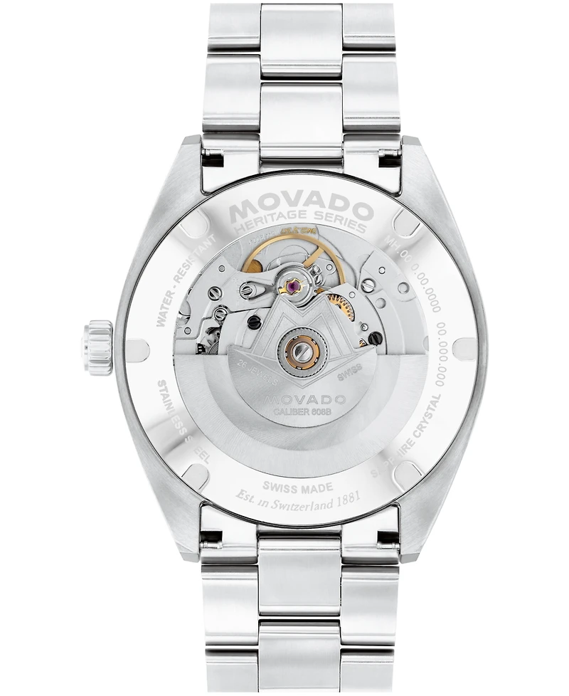 Movado Men's Calendoplan S Swiss Automatic Stainless-Steel Watch