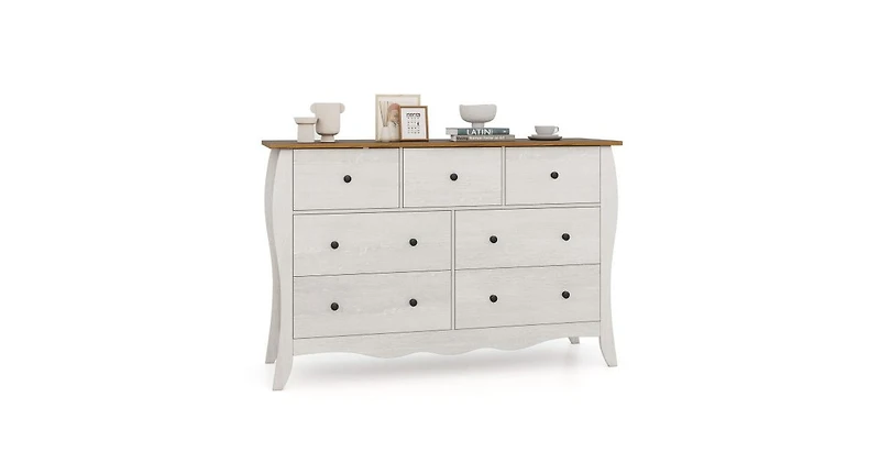Closet Storage Organizer with 7 Folding Fabric Drawers