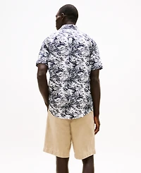 Tommy Hilfiger Men's Regular-Fit Island Print Linen Shirt