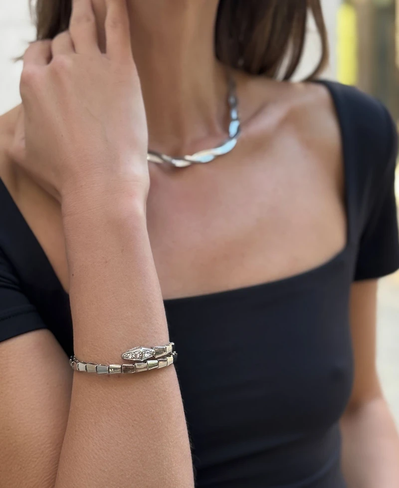 Adornia Wrap Snake Cuff Bracelet