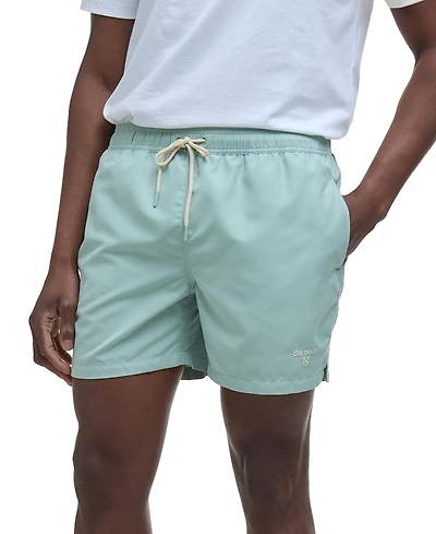 Barbour Men's Staple Logo 5" Swim Trunks