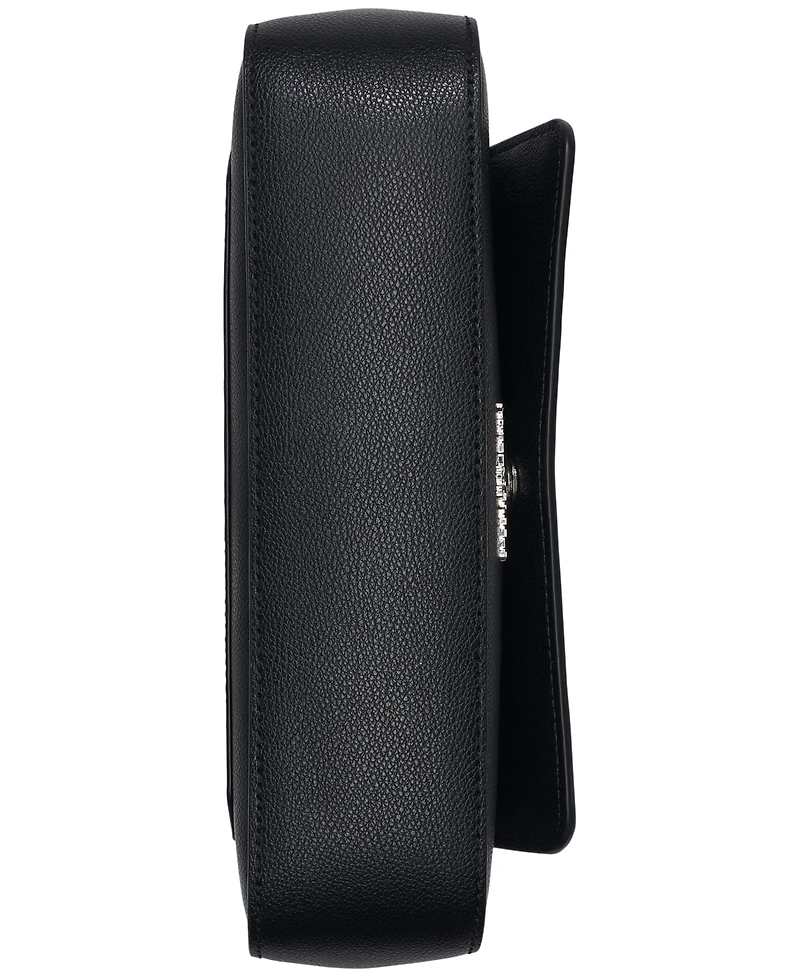 Karl Lagerfeld Paris Monet Embroidered Leather Shoulder