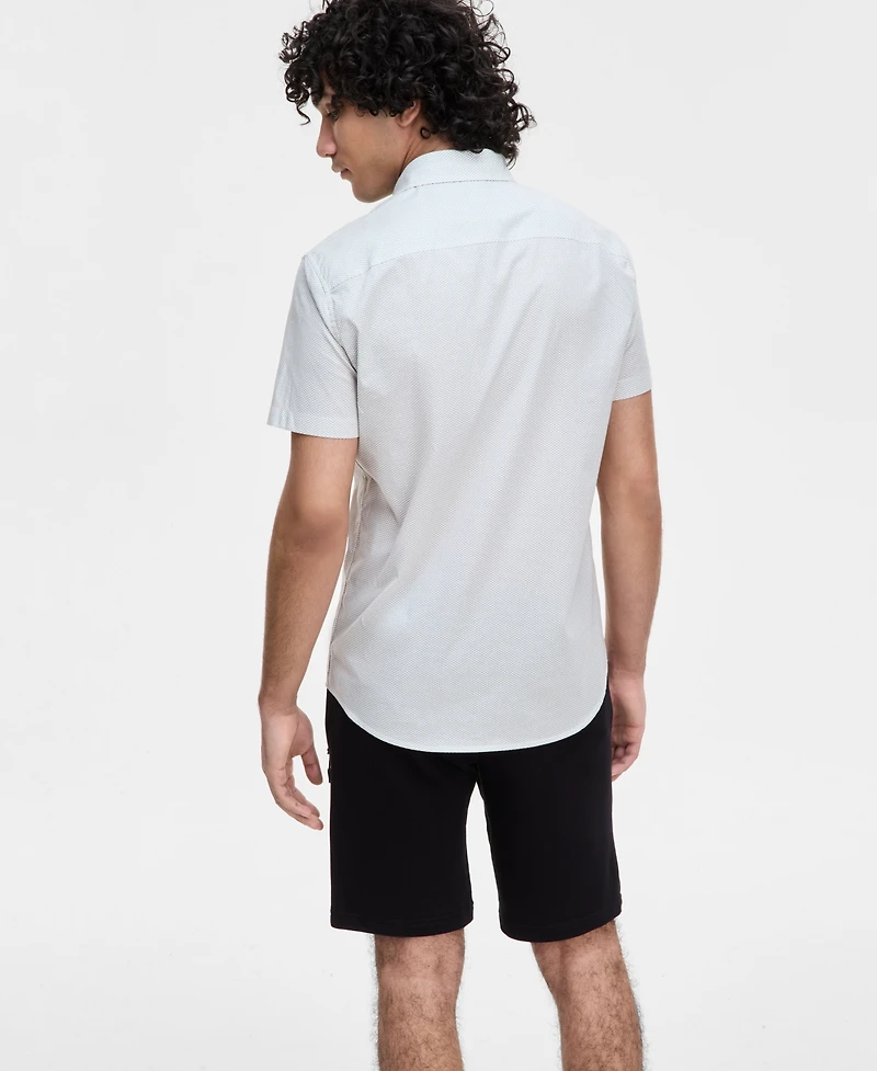 A|X Armani Exchange Men's Textured Shirt