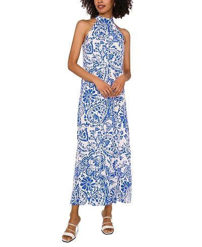 Vince Camuto Women's Paisley Halter-Neck Maxi Dress