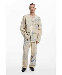 Desigual Men's Ethnic print jacket