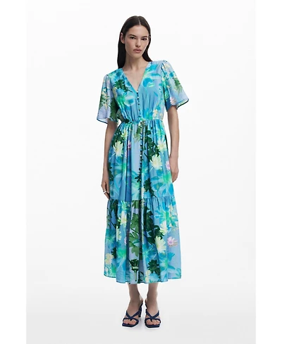 Desigual Women's Floral shirt dress