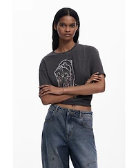 Desigual Women's Distressed Boyfriend Denim