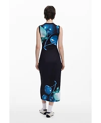 Desigual Women's Fitted cherry dress