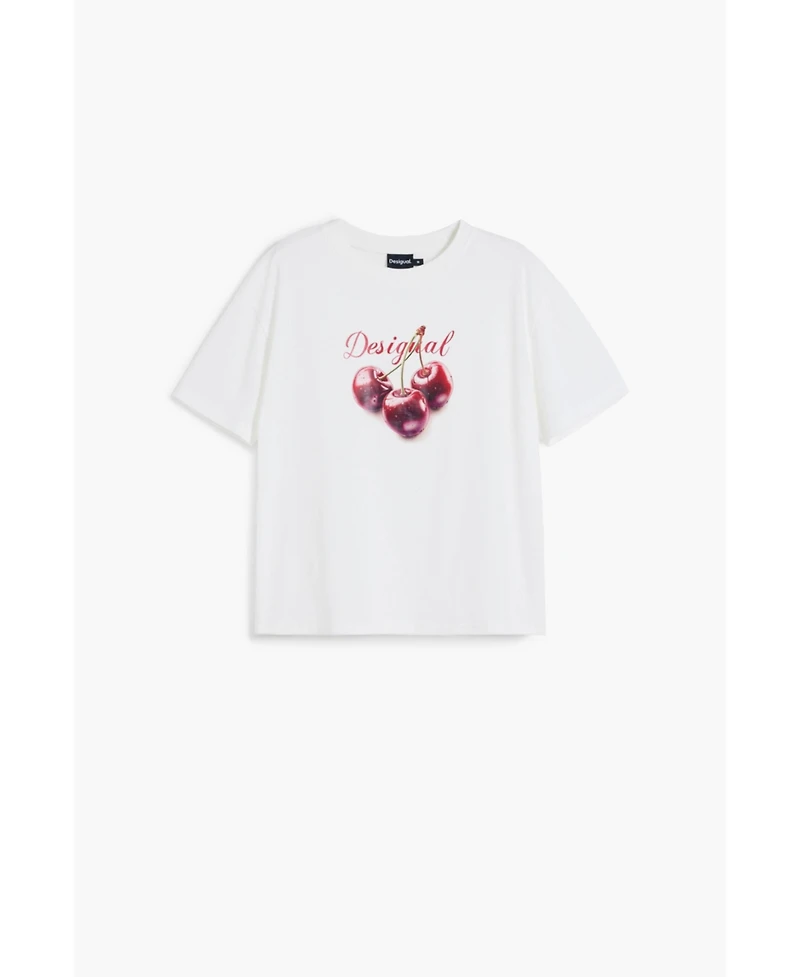 Desigual Women's Cherry logo T-shirt