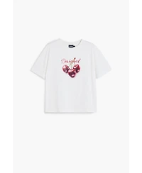 Desigual Women's Cherry logo T-shirt