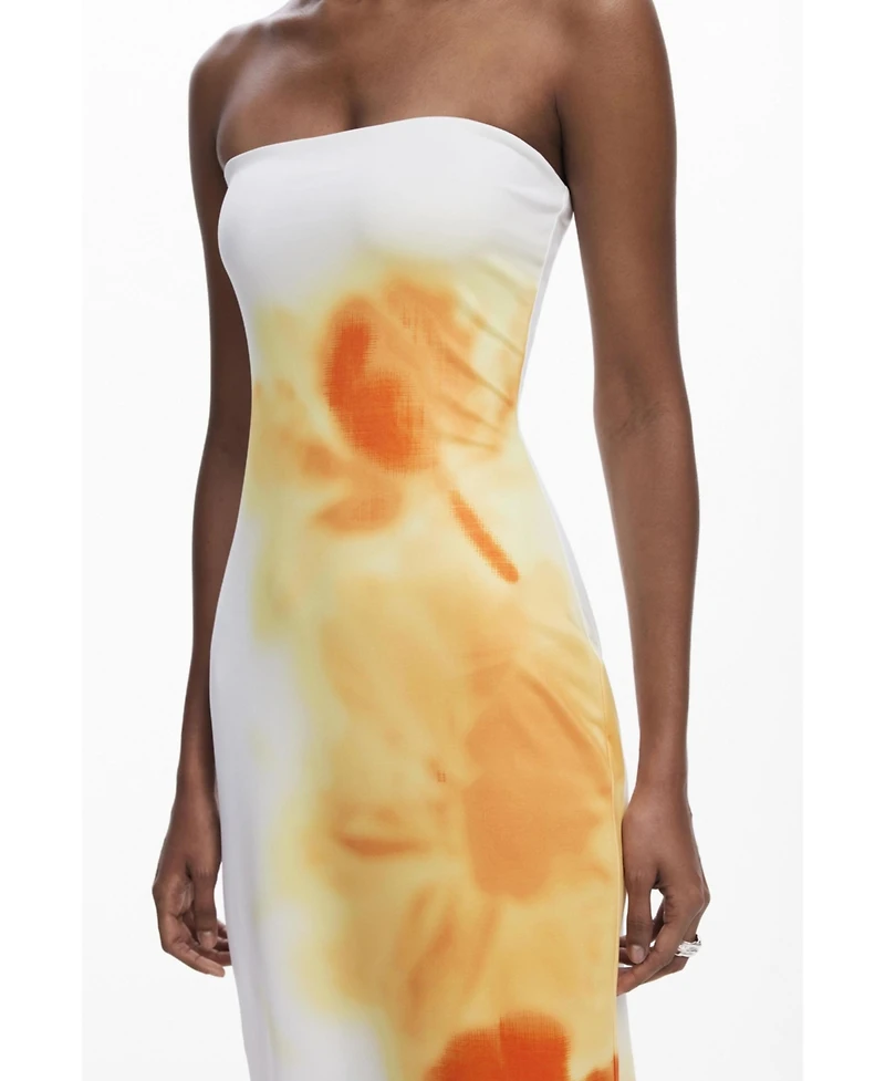 Desigual Women's Floral bandeau dress
