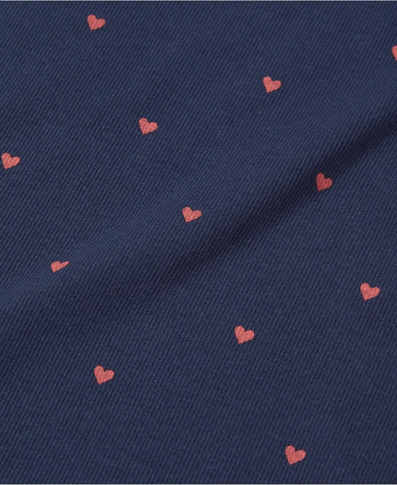 Lands' End Girls Short Sleeve Ribbed Knit Tee