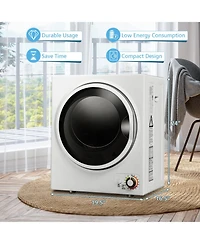 1.5 Cu .ft Clothes Dryer with Stainless Steel Tub