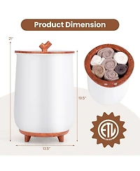 23L Large Luxury Bucket-Style Towel Warmer with Fragrant Disc Holder