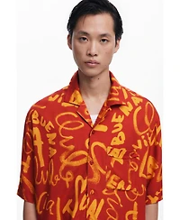 Desigual Men's Short-sleeve lettering shirt