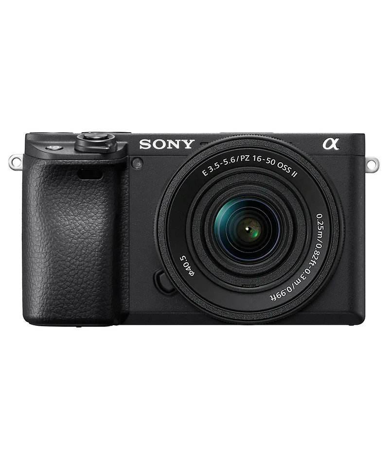 Sony Alpha a6400 Aps-c Mirrorless Interchangeable-Lens Camera with 16-50mm M2 Lens