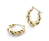 Ana Luisa Twisted Hoop Earrings - Paris