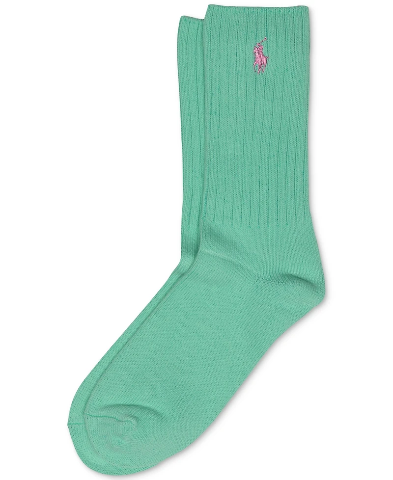 Polo Ralph Lauren Women's Classic Ribbed Crew Socks 79104