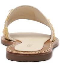Arezzo Women's Dana Round Toe Flat Sandals