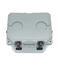 Camp-zero 12 | 12.6 Qt. Premium Cooler with Molded-in Cup Holders and Folding Aluminum Handle Clay