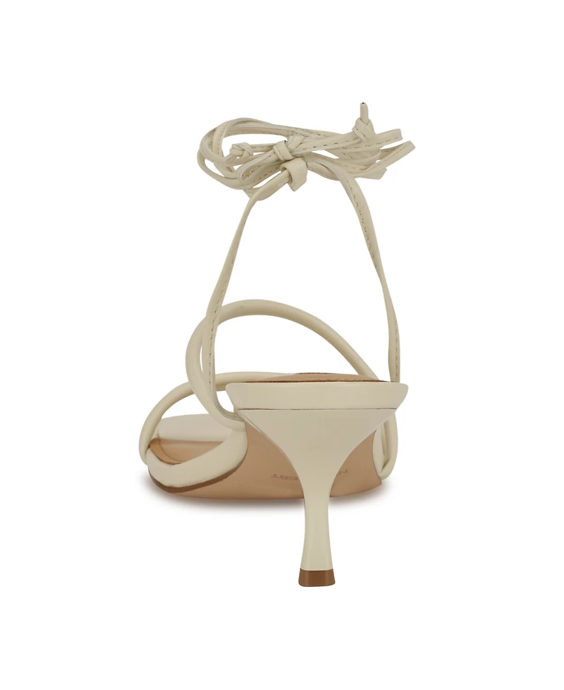 Nine West Women's Hendy Strappy Lace Up Dress Sandals