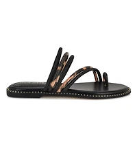 Nine West Women's Dashin Embellished Strappy Flat Sandals