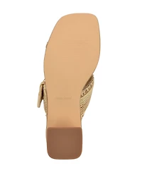 Nine West Women's Ebels Woven Block Heel Sandals