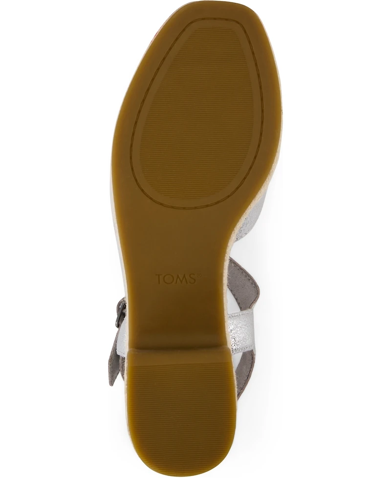 Toms Women's Isla Open Toe Wedge Sandals